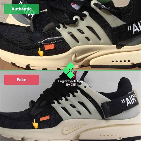 nike presto fake vs real|false white presto.